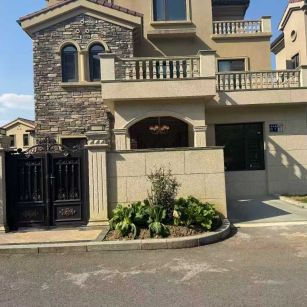 广东黄金麻别墅干挂效果展示