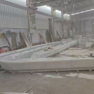 广东 花岗岩整石坐凳拼装