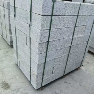 广东 芙蓉白火烧两面路沿石