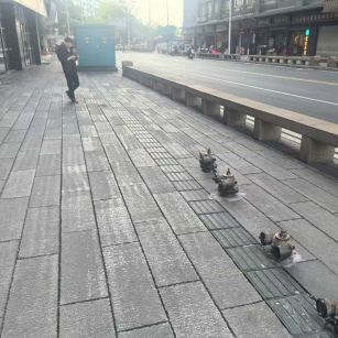 广东仿古石铺装效果