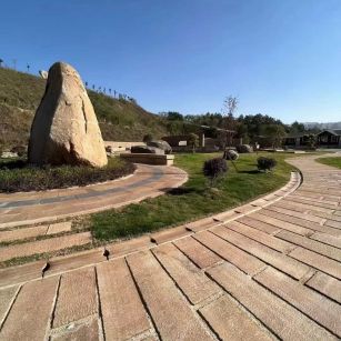 广东仿古石铺装效果