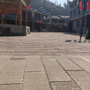 广东仿古石铺装效果