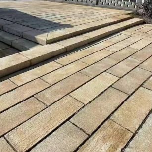 广东仿古石铺装效果