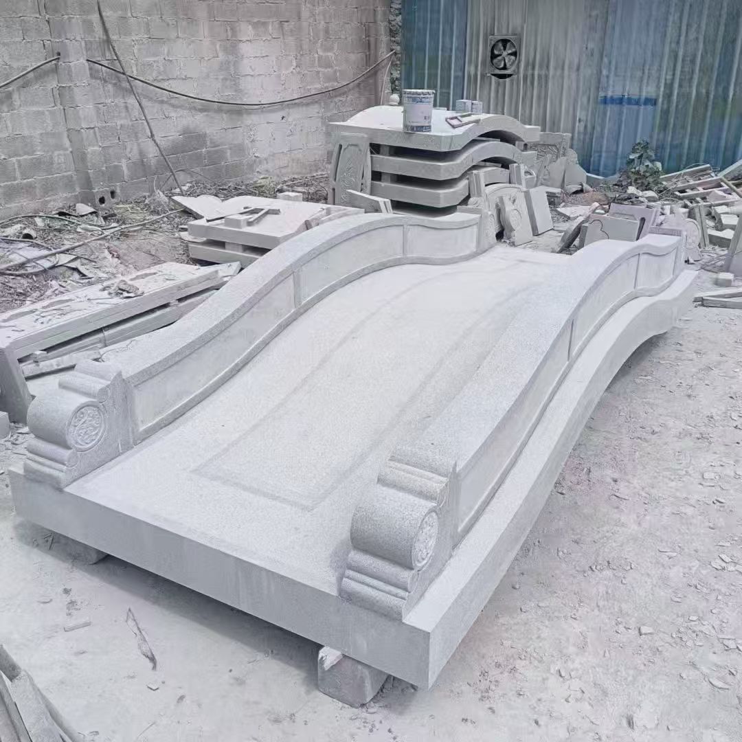 广东 芝麻灰花岗岩园林景观 小石桥