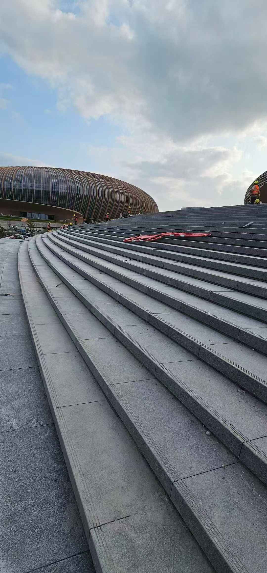 广东 弧形整石台阶铺装效果图