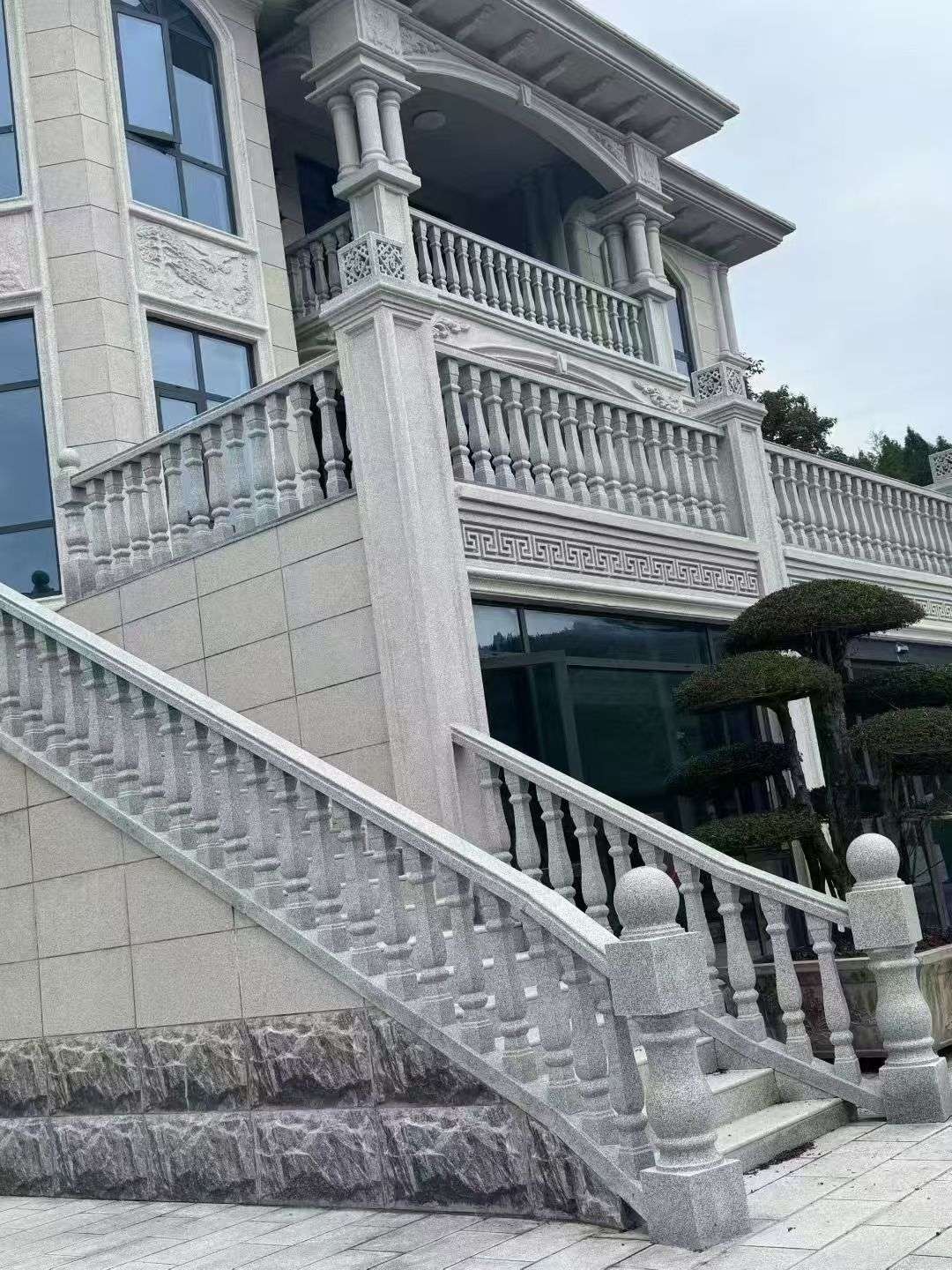 广东 芝麻白别墅，栏杆