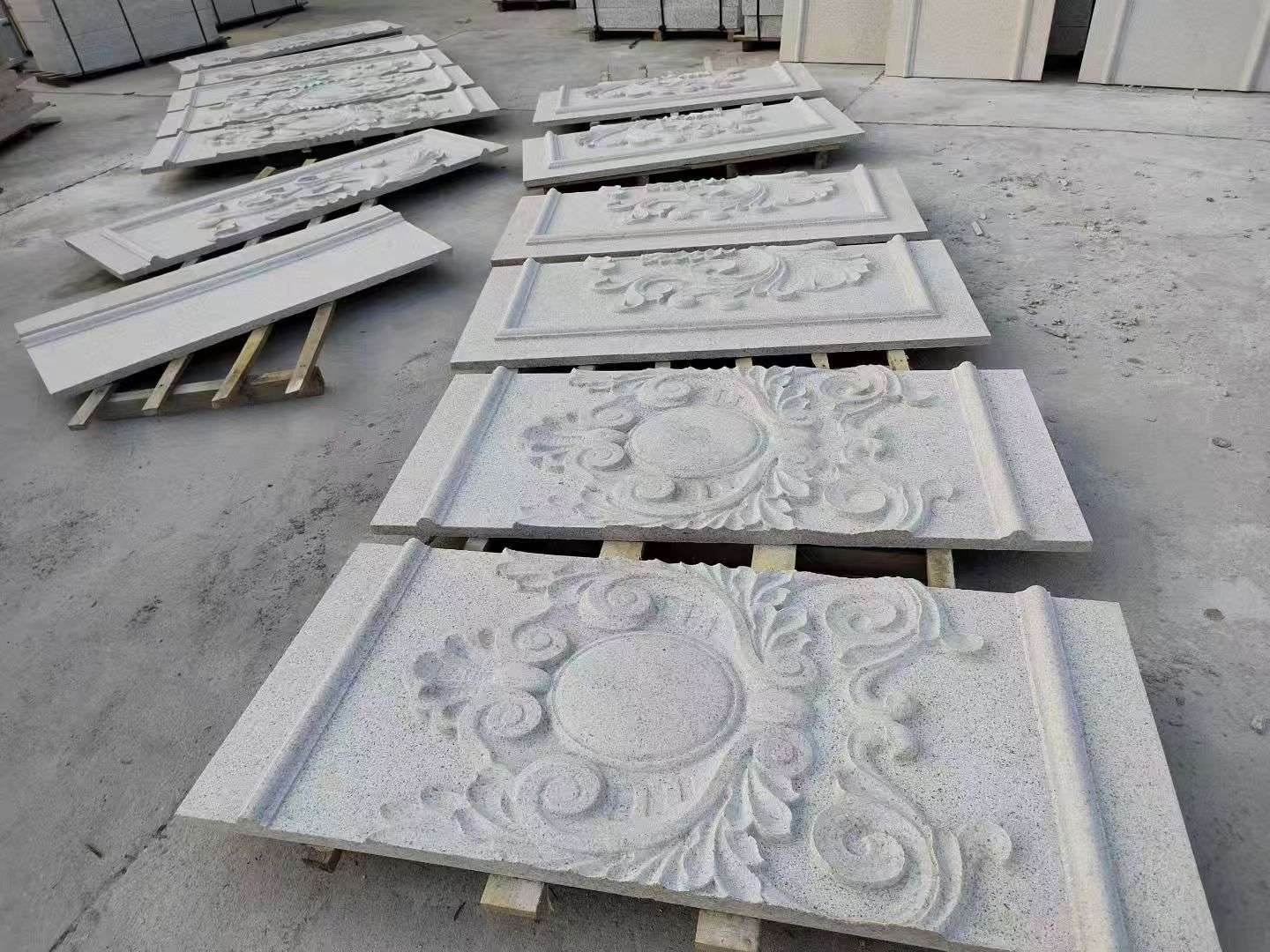 广东 芝麻白干挂雕花板