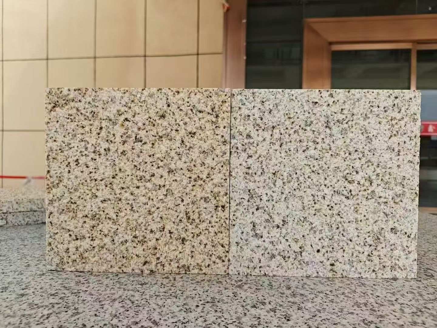 广东 黄金麻荔枝面，中黄与浅黄